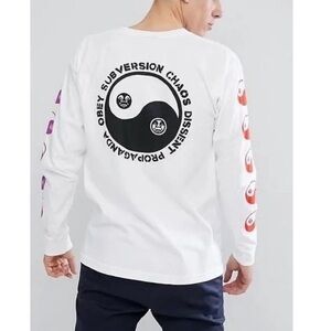 OBEY ☯️ ‘Subversion’ Yin-Yang Longsleeve Graphic Tee